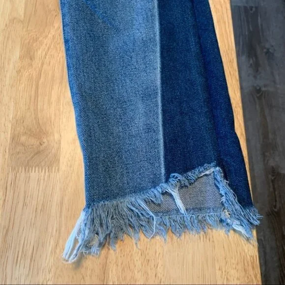 Hidden Jeans Two Tone Distressed Raw Hem Jeans Size 25 - Picture 5 of 14
